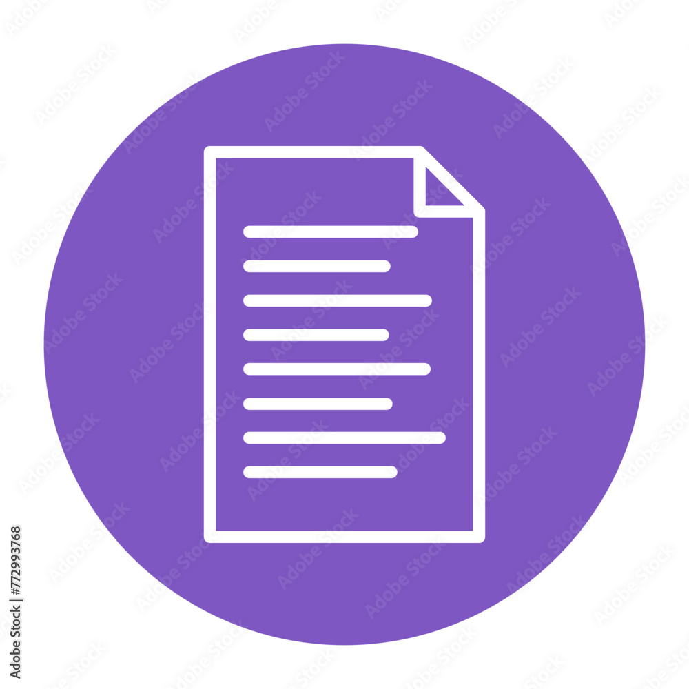 Document icon vector image. Can be used for Documents And Files. Document icon vector image. Can be used for Documents And Files.
