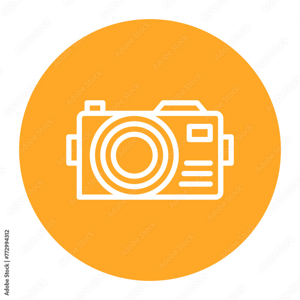 Camera icon vector image. Can be used for Crime Investigation.