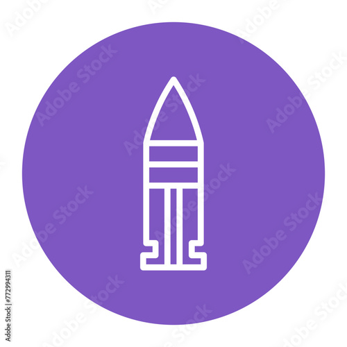 Bullet icon vector image. Can be used for Crime Investigation.