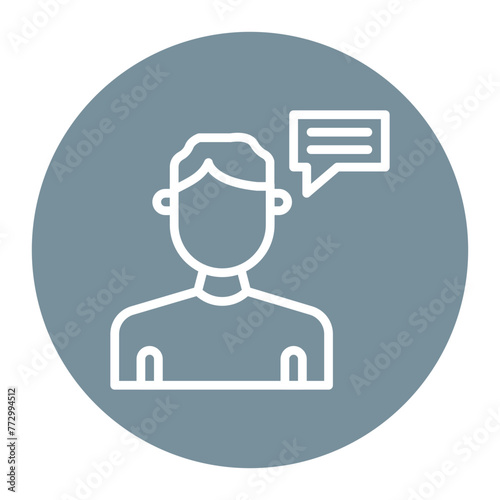 Male Informant icon vector image. Can be used for Crime Investigation.