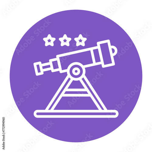Stargaze icon vector image. Can be used for Water Park.