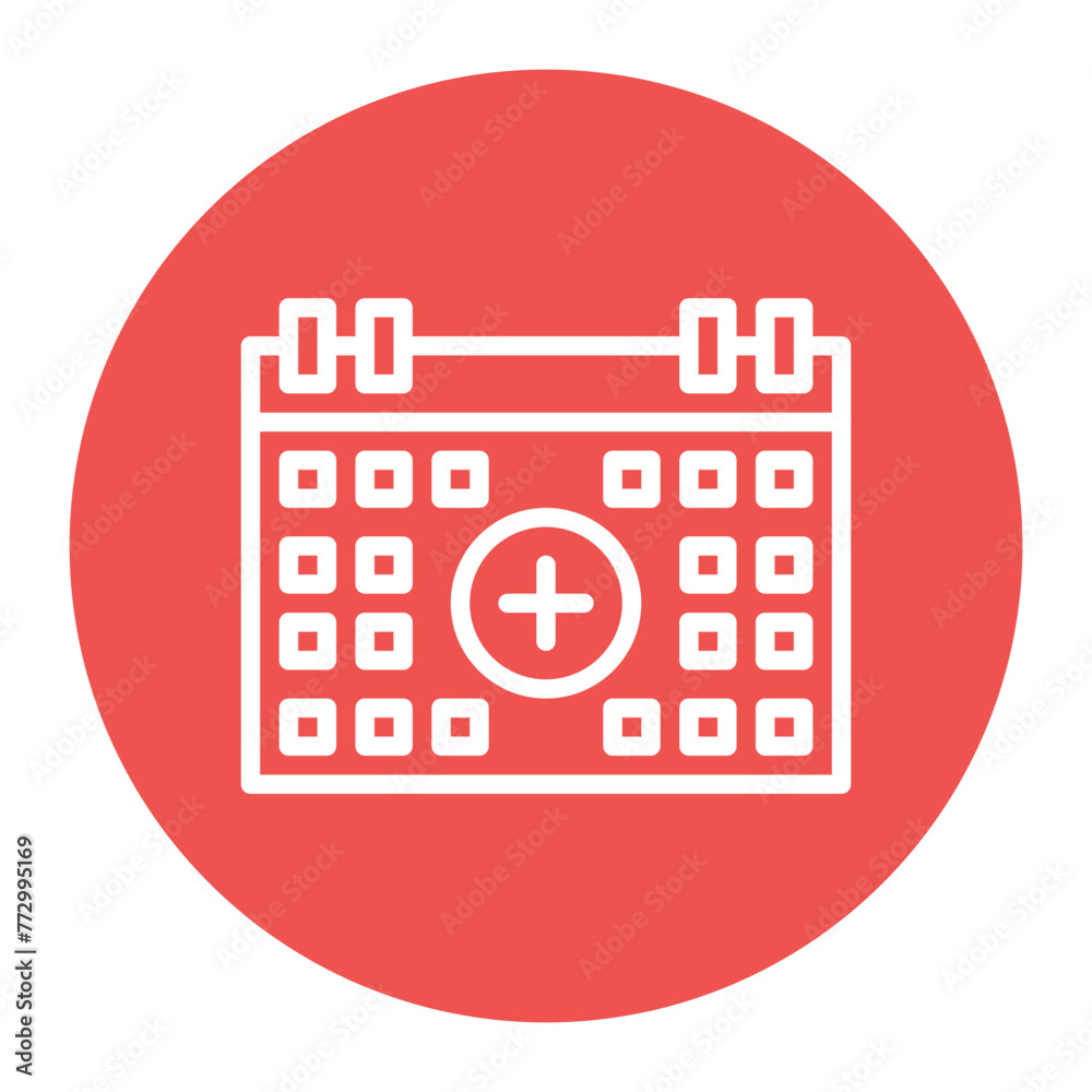 Schedule icon vector image. Can be used for Dermatology.