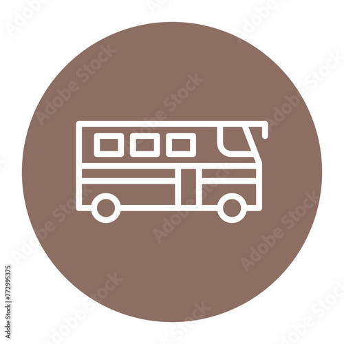 Shuttle Service icon vector image. Can be used for Home Services.