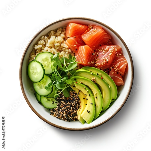 salad with cucumber and tomatoes