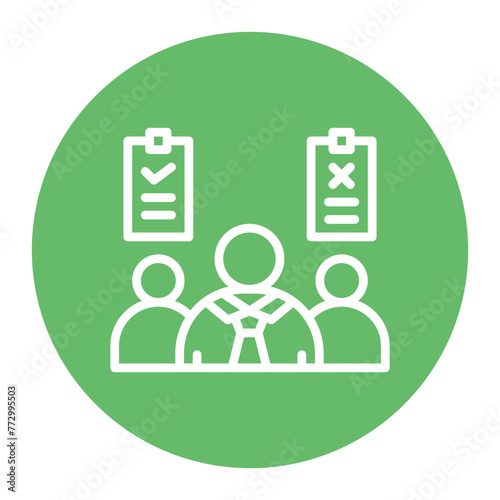 Head Hunting icon vector image. Can be used for Human Resource.