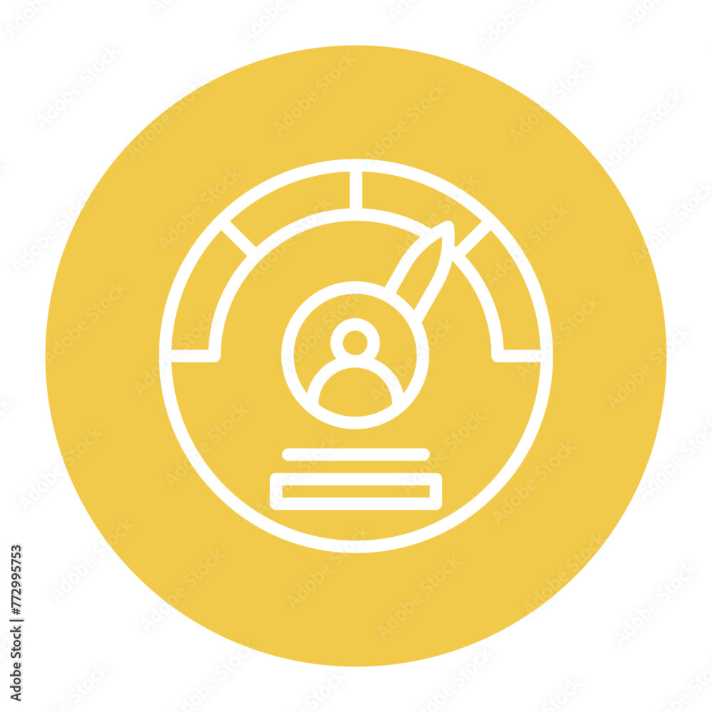 Employee Performance icon vector image. Can be used for Staff Management. Employee Performance icon vector image. Can be used for Staff Management.