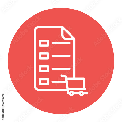 Cart Summary icon vector image. Can be used for Ecommerce Store.