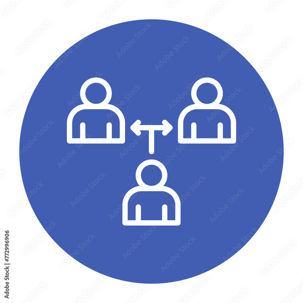 Coordination icon vector image. Can be used for Teamwork. Coordination icon vector image. Can be used for Teamwork.