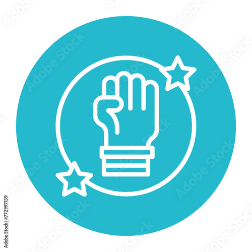 Courage icon vector image. Can be used for Core Values.