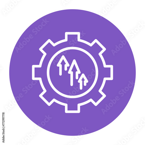Continuous Improvement icon vector image. Can be used for Project Assesment.
