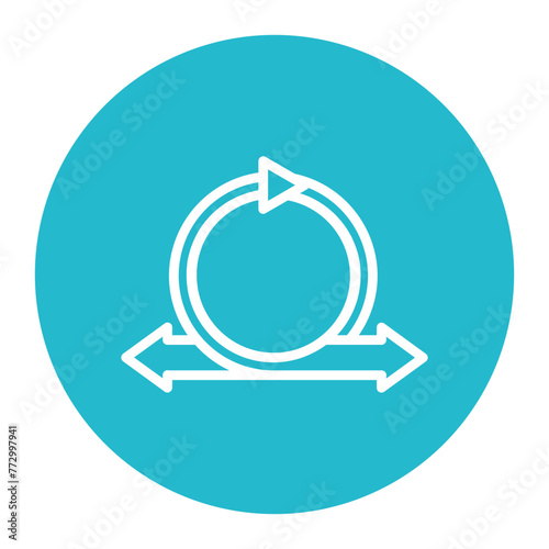 Scrum icon vector image. Can be used for Project Assesment.