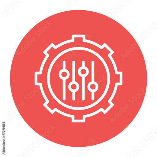 Mass Customization icon vector image. Can be used for Mass Production. photo