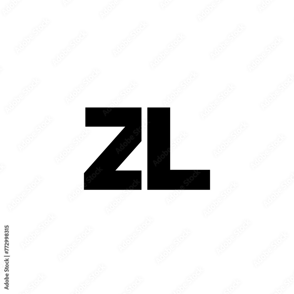 Letter Z and L, ZL logo design template. Minimal monogram initial based logotype. Letter Z and L, ZL logo design template. Minimal monogram initial based logotype.