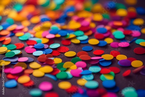 Colorful confetti 