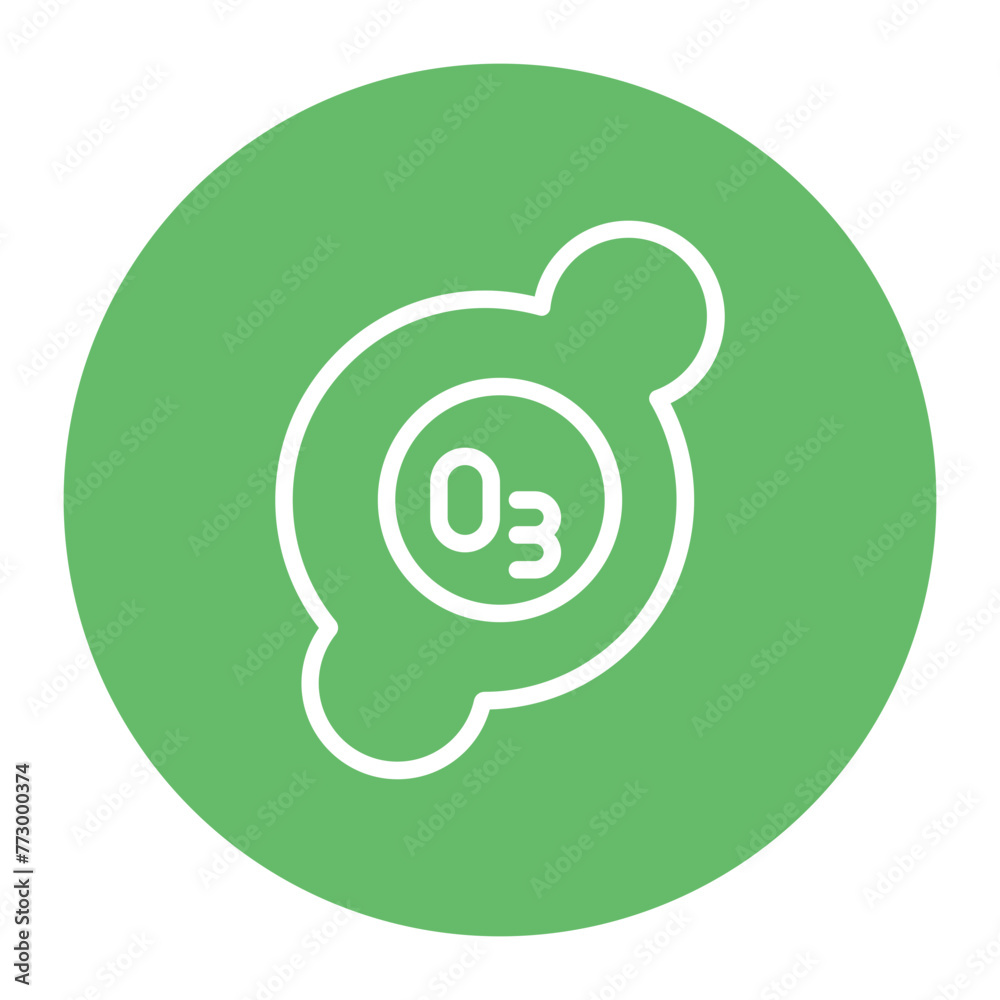 Ozonation icon vector image. Can be used for Water Treatment. Ozonation icon vector image. Can be used for Water Treatment.
