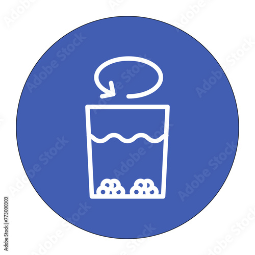 Flocculation icon vector image. Can be used for Water Treatment. photo