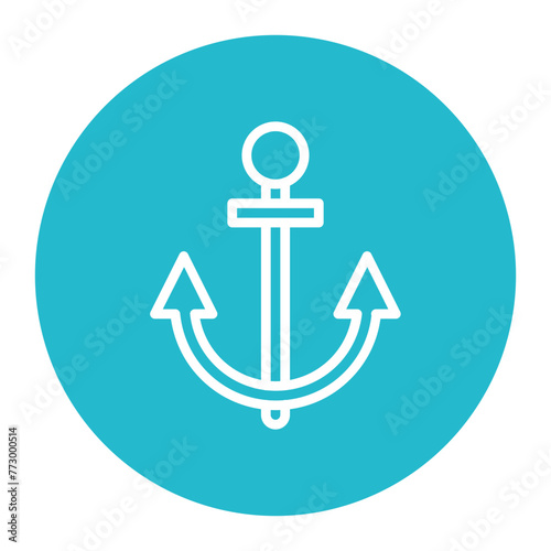 Anchor icon vector image. Can be used for Rock Climbing.