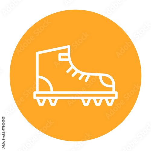 Crampons icon vector image. Can be used for Rock Climbing.