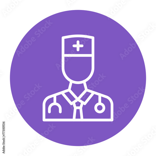 Doctor icon vector image. Can be used for Tuberculosis.