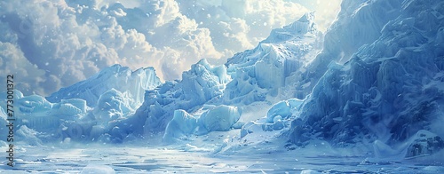 Frozen Paradise A Winter Wonderland Generative AI
