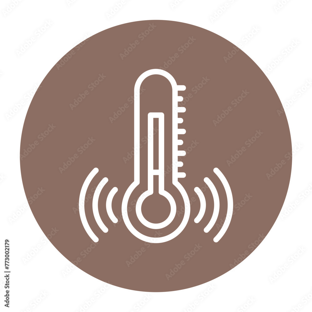 Temperature Sensor icon vector image. Can be used for Sensors. Temperature Sensor icon vector image. Can be used for Sensors.