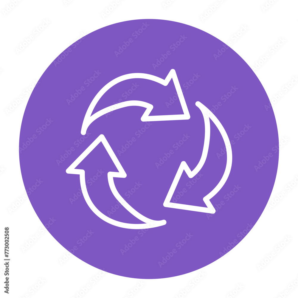 Recycling icon vector image. Can be used for World Environment Day. Recycling icon vector image. Can be used for World Environment Day.