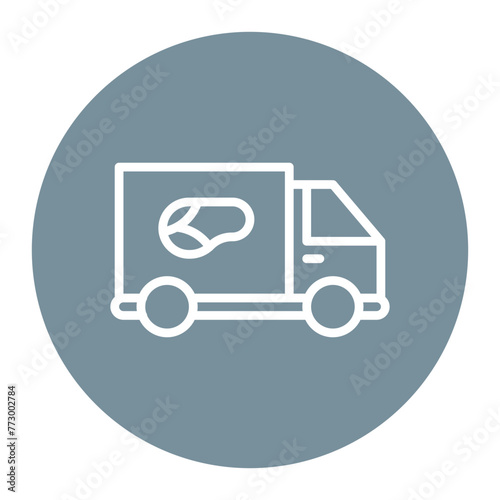 Meat Distribution icon vector image. Can be used for Eid al Adha.