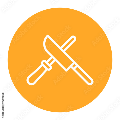 Sharpening Knife icon vector image. Can be used for Eid al Adha.