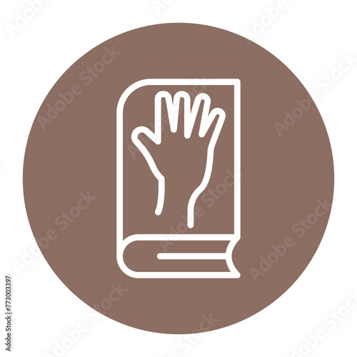 Oath icon vector image. Can be used for Legal Services.