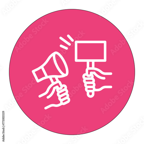 Against icon vector image. Can be used for Protesting and Civil Disobedience.