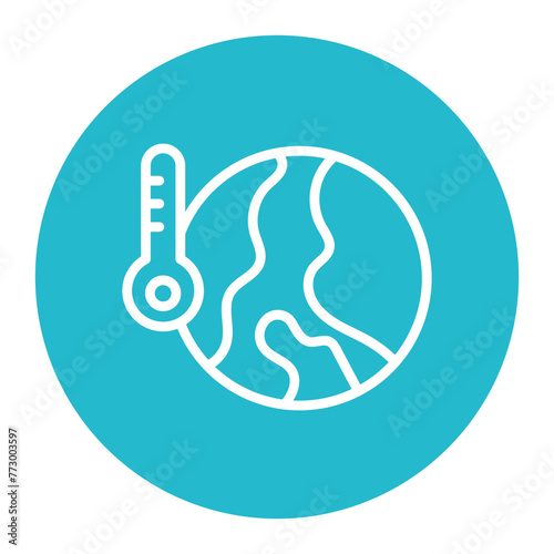 Climate Change icon vector image. Can be used for Protesting and Civil Disobedience.