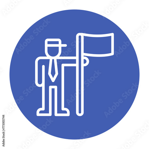 Leader icon vector image. Can be used for Protesting and Civil Disobedience.