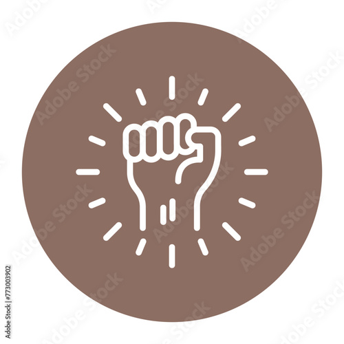 Revolution icon vector image. Can be used for Protesting and Civil Disobedience.