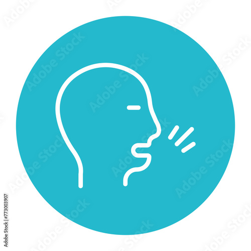 Shouting icon vector image. Can be used for Protesting and Civil Disobedience.