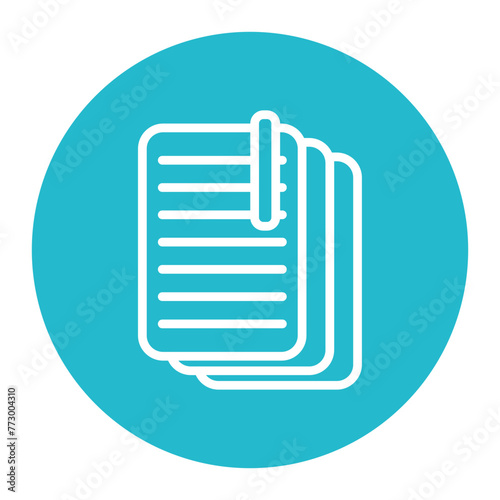 Note icon vector image. Can be used for Literature.