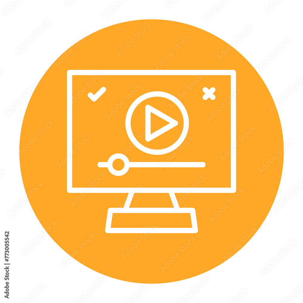 Test Screening icon vector image. Can be used for Filmmaking. Test Screening icon vector image. Can be used for Filmmaking.