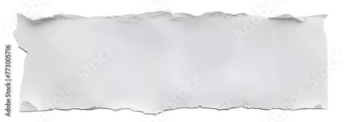 a torn white paper 