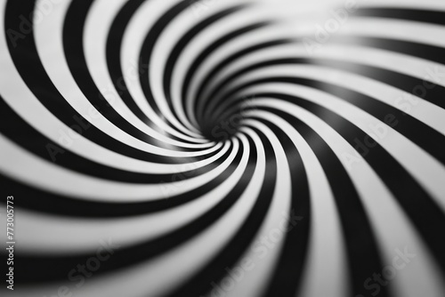Abstract Black and White Finger Swirl Texture, Creating a Hypnotic Visual Effect