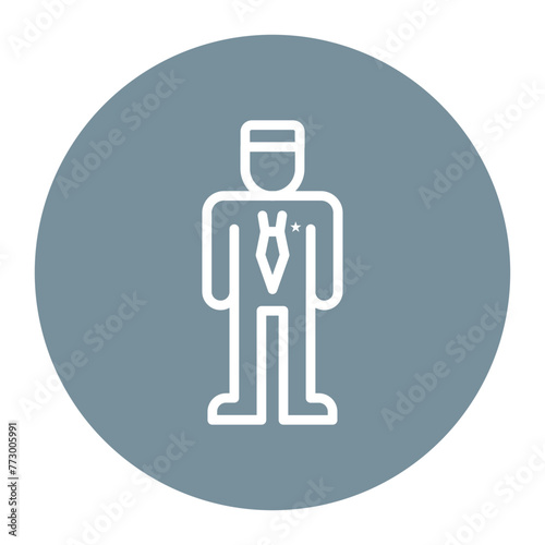 Employee of the Year icon vector image. Can be used for Award Events.