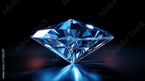 a close up of a diamond