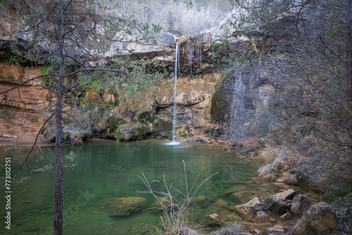 Beautifull waterfall at Campdevanol, Catalonia