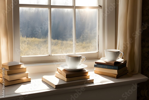 teacup and warm sunlight