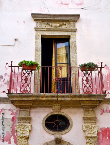 the historic center of presicce-acquarica lecce puglia italy	 photo