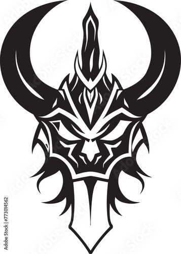 Demons Demise Axe Logo Design Valkyries Vendetta Battle Axe Vector Symbol