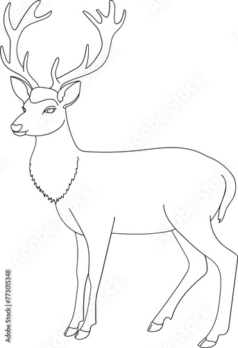 Deer Outline