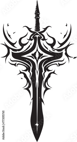 Guardians Guardian Fantasy Sword Vector Paladins Prowess Sword Emblem Design