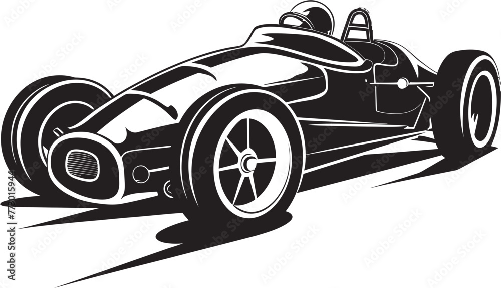 Victory Velocity Formula One Vector Logo Turbocharged Triumph F1 Car Icon