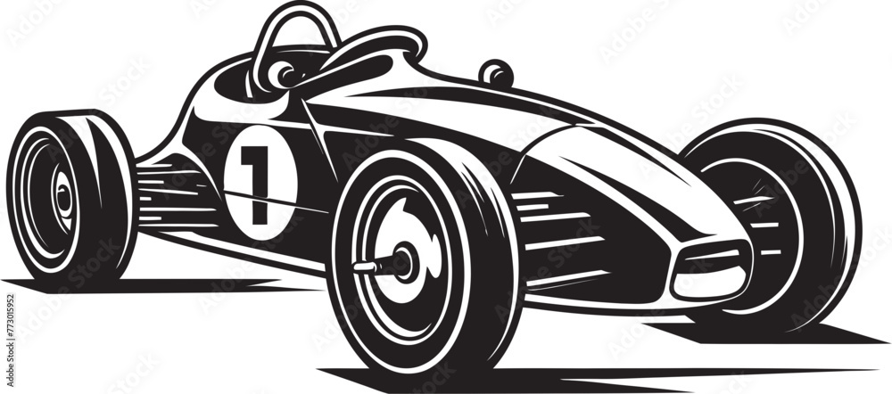Turbocharged Triumph F1 Car Icon Speedstar Spectacle Formula One Emblem Symbol