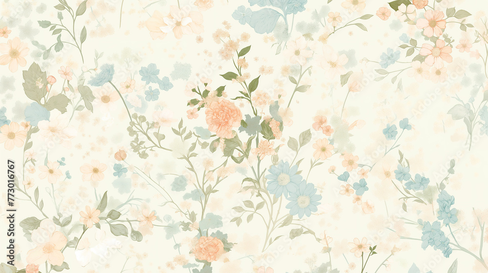 abstract floral background wallpaper pattern for interior design 