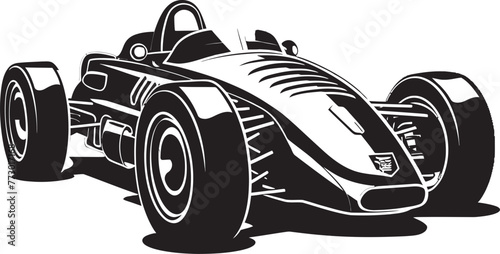 Racing Rapture Car Icon Graphic Rapid Racer Formula One Iconic Symbol